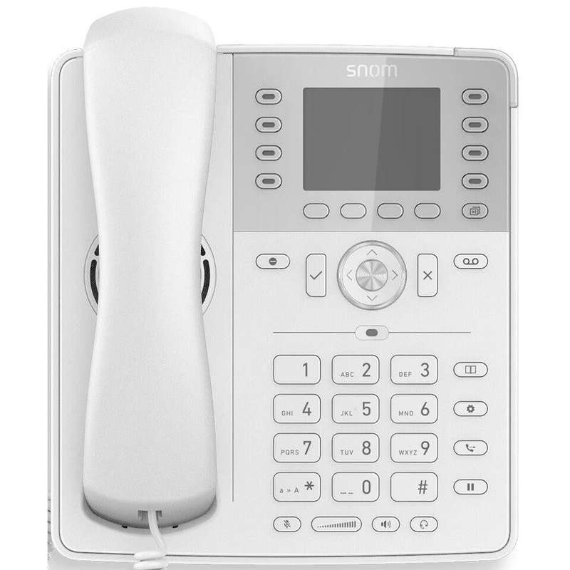 Snom D735 12-Line White Desktop SIP Phone | D735W