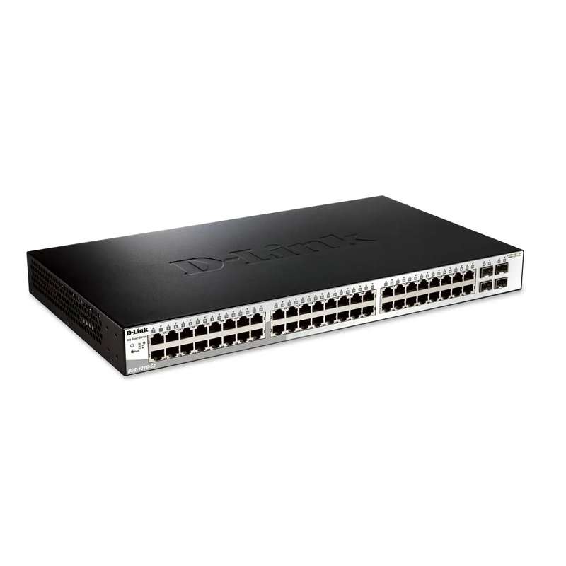 D-Link 48-Port 10/100/1000Mbps with 4 Combo SFP Smart Switch.