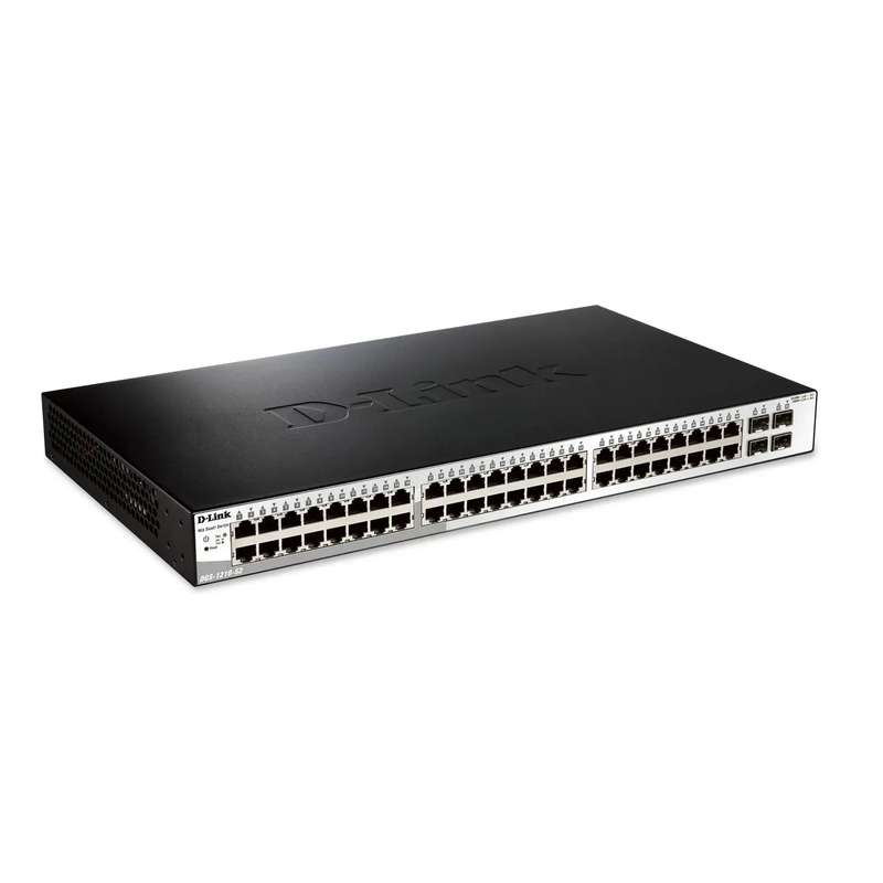 D-Link 48-Port 10/100/1000Mbps with 4 Combo SFP Smart Switch.