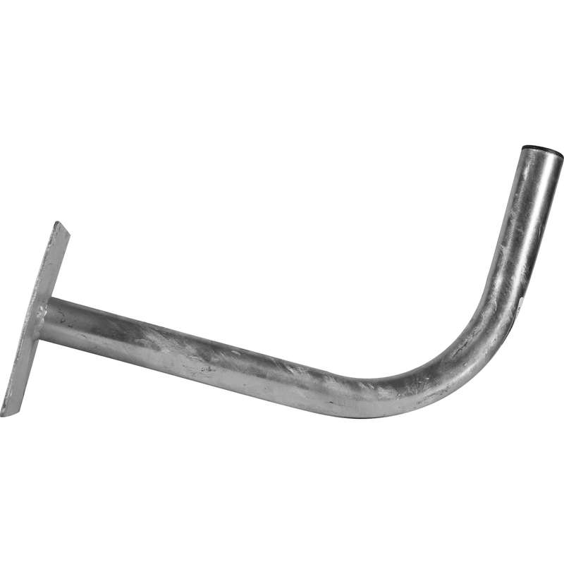 Wall Bracket - 90 Degree Bend - 38mm diameter