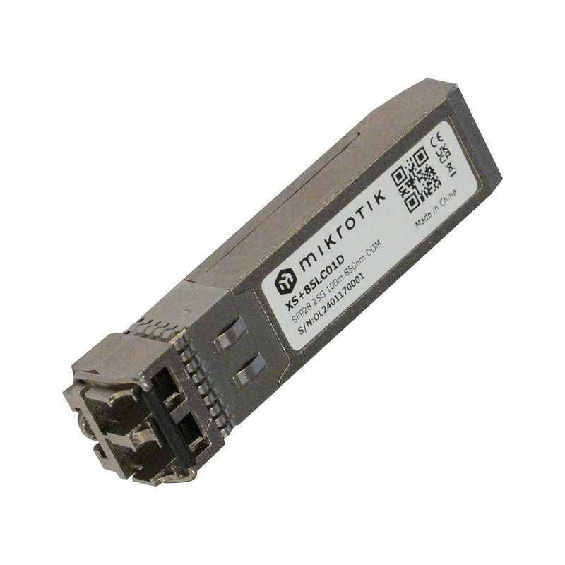 MikroTik 1.25G SFP, 10G SFP+ and 25G 100M MM SFP28 Module | XS+85LC01D