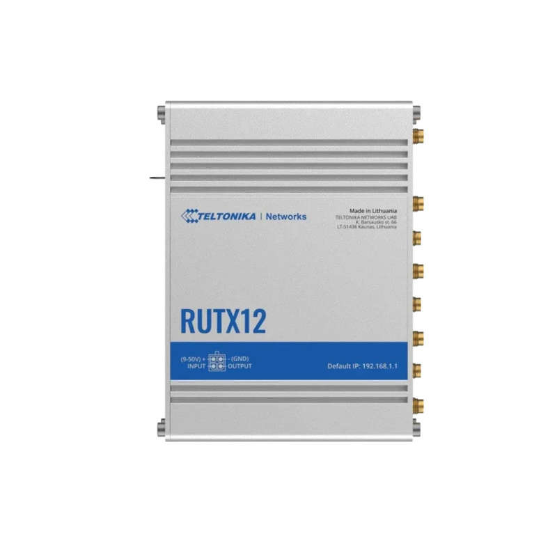 Teltonika Industrial LTE Cat.6 Wi-Fi IoT Router, Quad-core ARM Cortex A7, ac Wave2 Wi-Fi, B