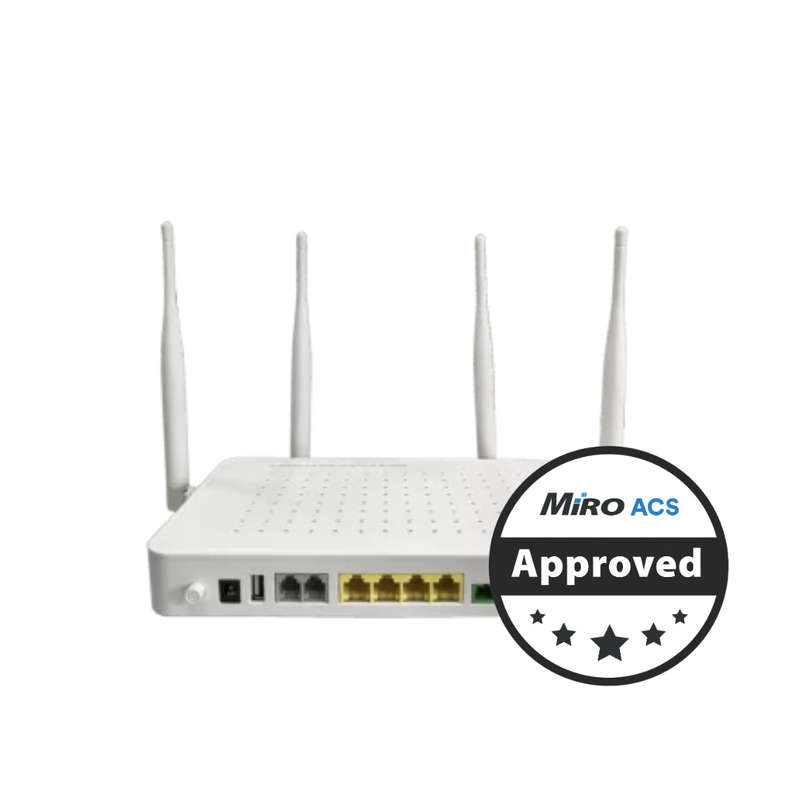BDCOM xPON ONU/ONT, 802.11ac with 4 x GB LAN, 2 x POTS