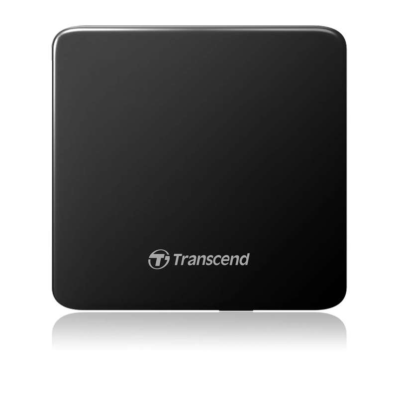 TRANSCEND 8X ULTRA-SLIM USB DVD-RW - BLACK