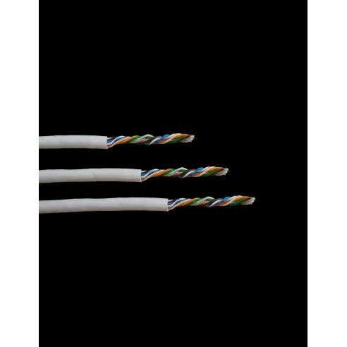 Acconet CAT5e 500m Roll Solid Copper Indoor UTP Cable Grey | CAT5-500-SC