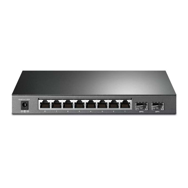 JetStream 10-Port Gigabit Smart Switch with 8-Port PoE+ | TP-SG2210P