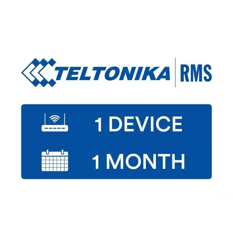 Teltonika RMS License, 1 device credit, 1 month| RMS_100