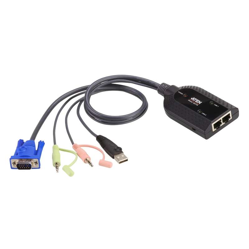 ATEN USB VGA CPU Adapter support Dual Output & Virtual Media