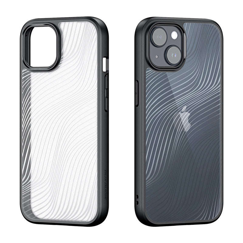 DUX DUCIS Aimo Series Matte Anti-drop TPU + PC Case for iPhone 15 Black