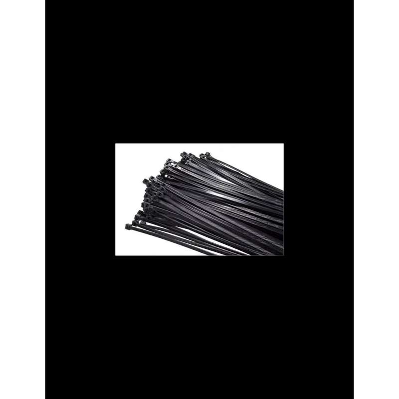 Acconet 100 Pack Black 370x4.8mm Cable Tie | AC-CT-370x48-B