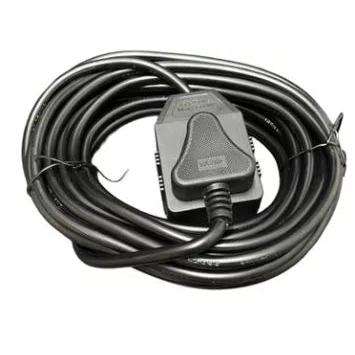 Acconet Double Coupler 16Amp 10 Meter Black Extension Cord | AC-EXTCORD-10M-B