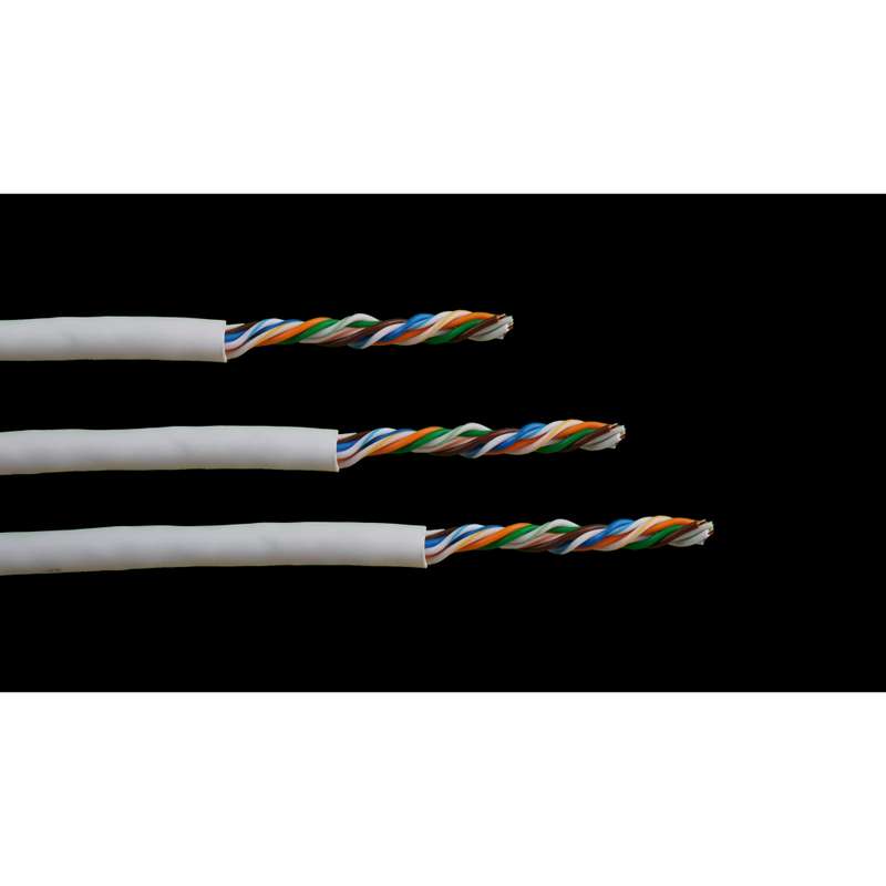 Acconet CAT5e 305m PullBox CCA Indoor SF/UTP Cable White | CAT5-305-STP