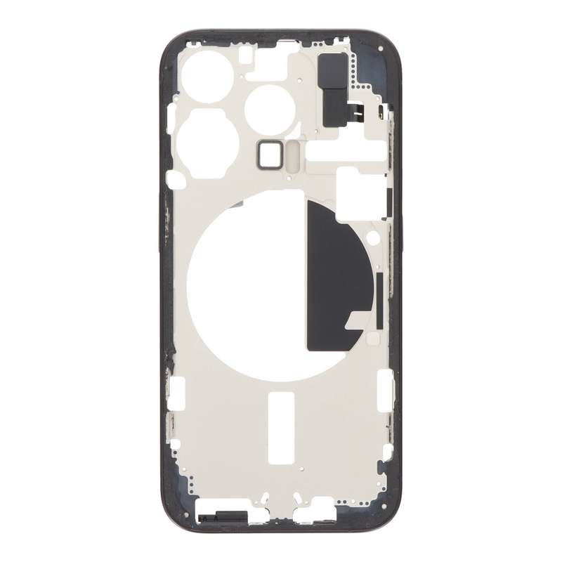 Middle Frame with Side Key+Side Rails+Card Tray+Speaker Anti-Dust Mesh for iPhone 15 Pro A3101/A3...