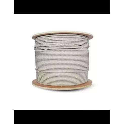 Essential CAT5e Indoor Ethernet Cable 500m Grey Solid Copper UTP Roll | CAT5-500-GEN-SC