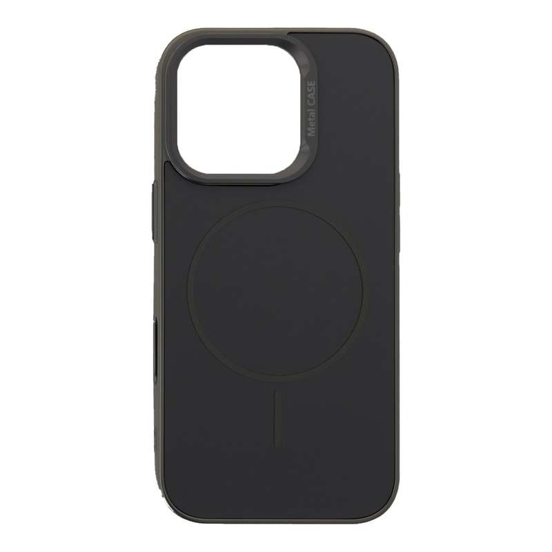 Liquid Metal Skin Feel Magnetic Case for iPhone 16 Pro Max Gray