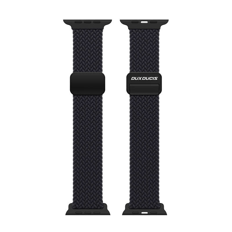 DUX DUCIS Mixture Pro Series Magnetic Buckle Nylon Woven Watch Band for Apple Watch 42MM/44MM/45M...