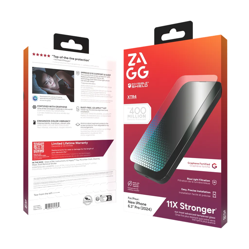 InvisibleShield Glass XTR4  Apple iP16 Pro Screen