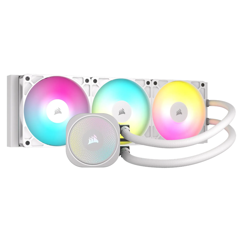 Corsair NAUTILUS 360 ARGB White; 360mm Radiator; Liquid CPU Cooler; Intel® LGA 1851/1700; AMD® ...