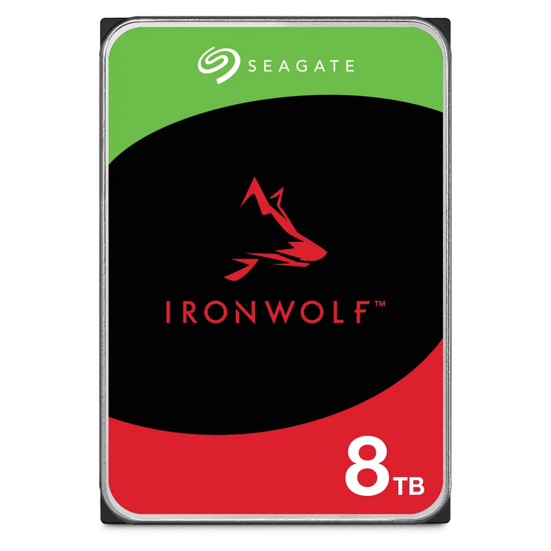 Seagate Ironwolf ST8000VN002 8TB 3.5'' HDD NAS Drives; SATA 6GB/s Interface; 1-8 Bays Supported; ...