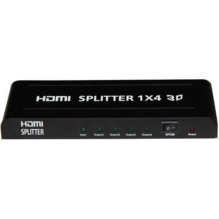 1 IN 4 OUT HDMI 4K SPLITTER BOX