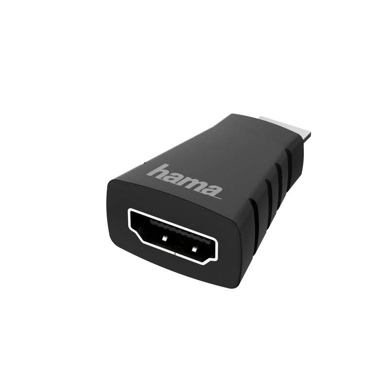 HAMA HDMI ADAPTER MINI-HDMI PLUG TO HDMI SOCKET 4K