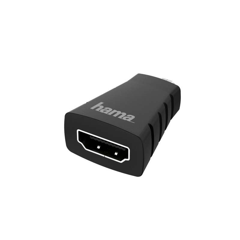 HAMA HDMI ADAPTER MICRO-HDMI PLUG TO HDMI SOCKET 4K