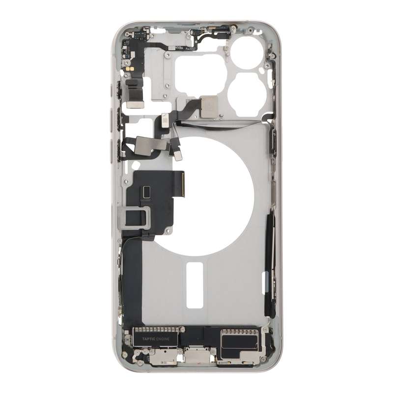Middle Frame Assembly for iPhone 15 Pro Max A3105/A3106 European Version White Titanium HQ