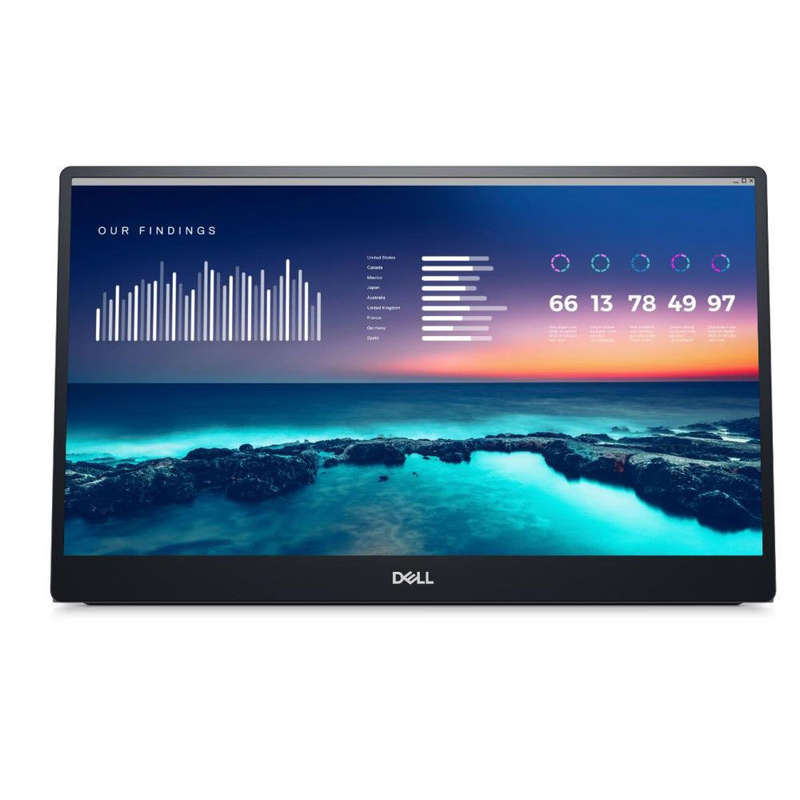 DELL 14 PORTABLE MONITOR - P1424H - 35.5 CM (14.0") 2 X USB-C/DISPLAYPORT 1.2 ALT MODE (HDCP 1.4 ...