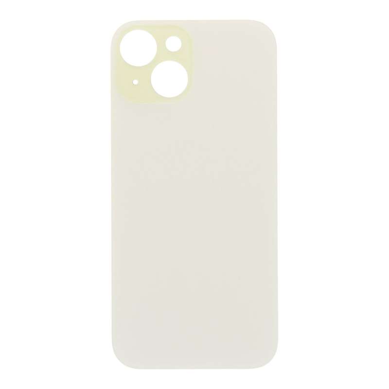 Battery Door with Adhesive for iPhone 15 Small Hole Yellow OEM