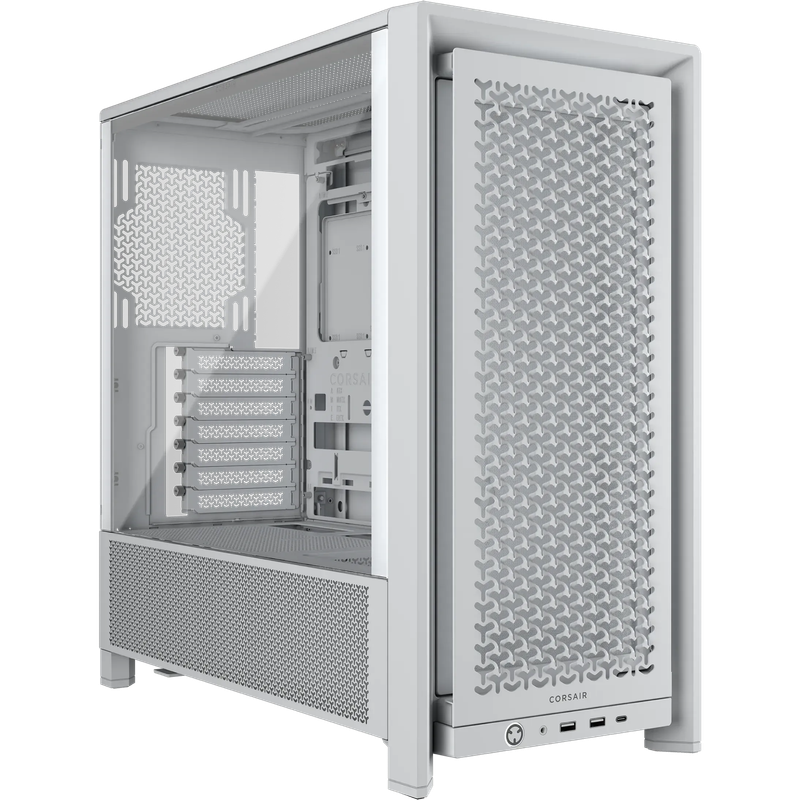 FRAME 4000D White Mid-Tower PC Case; 2x 3.5'' |  2x 2.5'' Drive Bays; Up to 360mm Radiator compat...