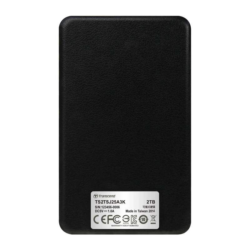 TRANSCEND STOREJET 2.5'' 2TB 25A3 USB 3.1  HDD