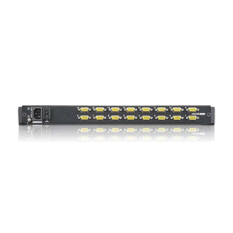 16P PS/2 USB VGA 19'' LCD KVM Switch W/(USA KB/SPKB)/W/(US/EU) CORD ATEN