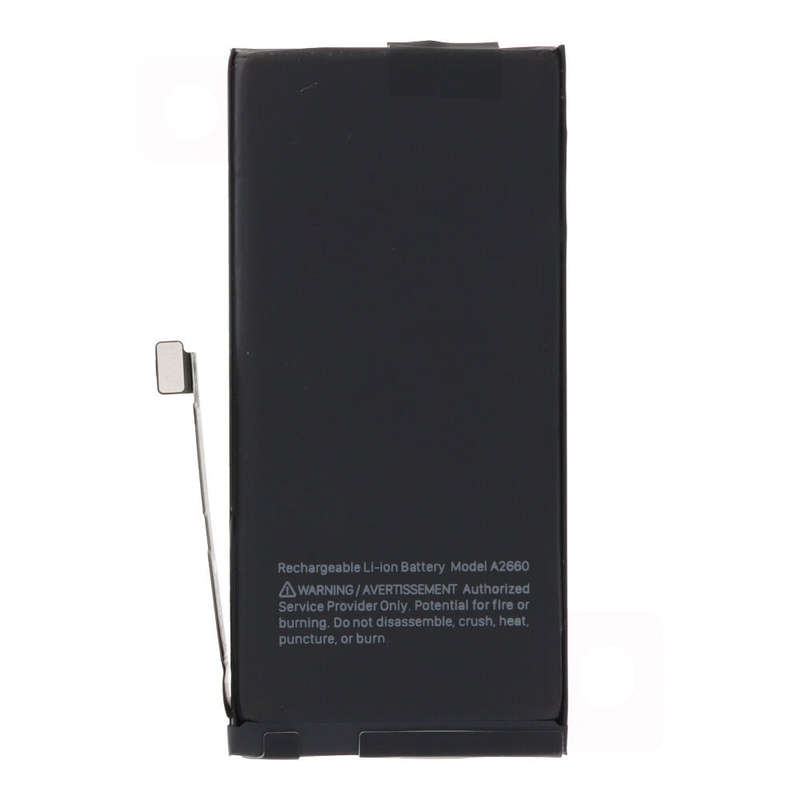 2580mAh Battery + Battery Adhesive for iPhone 13 Mini 5.4" High Capacity Version + Diagnosable + ...