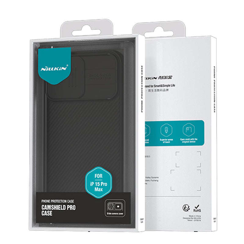 NILLKIN CamShield Pro Case for iPhone 15 Pro Max Black
