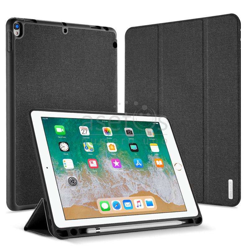 DUX DUCIS DOMO Series Trifold-Stand Protective Magnetic Closure Auto Wake Sleep Case for iPad Pro...