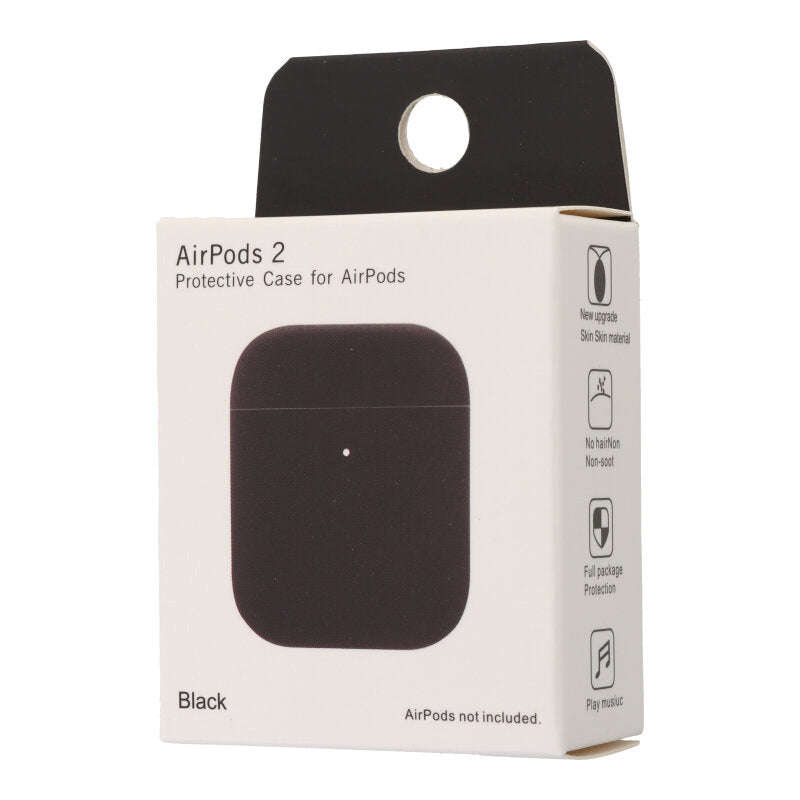 Anti-drop Dust-proof Bluetooth Earphone Silicone Case for AirPods 1/AirPods 2 Black