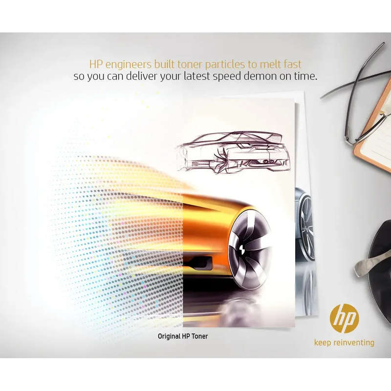 HP 124A Yellow Original LaserJet Toner Cartridge;~2;000 pages. . (Colour LaserJet 2600n ).