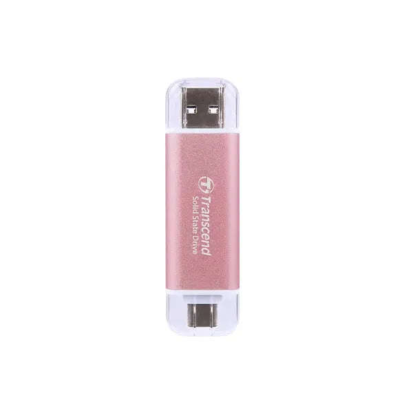 TRANSCEND 1 TB ESD310P USB3.2 TYPE A & C (USB 10Gbps) OTG COMPACT PORTABLE SSD  - Read 1050MB/s W...