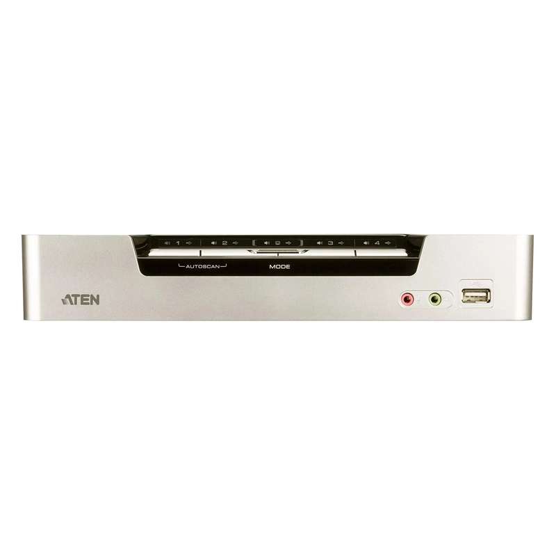 ATEN 4-port USB HDMI KVMP Switch/W/(US/EU/OUT) ADP. ATEN