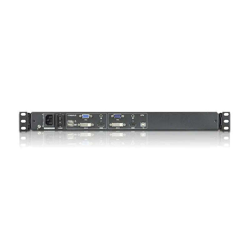 17'' wide Screen Full HD LCD console support USB DVI; HDMI; VGA W/(US99KB/USKB/SPKB)/W/(US/EU) CO...