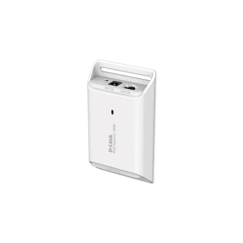 D-Link Gigabit PoE Injector; 10/100/1000Mbps data passthrough rate; IEEE802.3at compliant; DC Out...