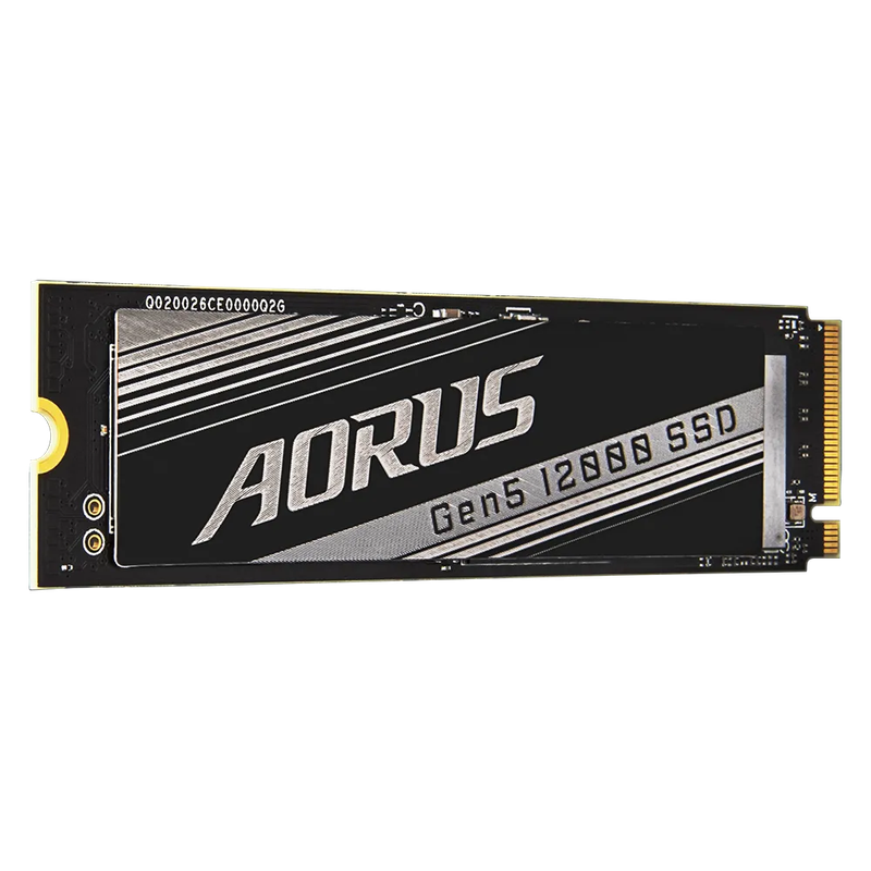 Gigabyte AORUS Gen5 12000 SSD 1TB read 11;700 MB/s; Write 9;500MB/s.