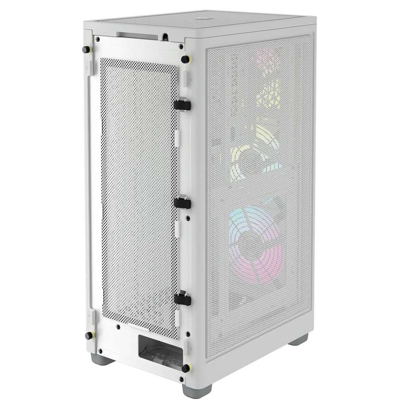 iCUE 2000D RGB AIRFLOW White Mini-ITX PC Case; 3x 2.5'' Drive Bays; Up to 360mm Radiator compatib...