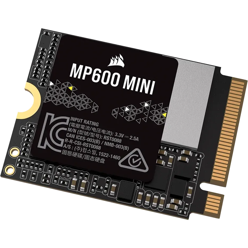 Corsair MP600 MINI 2TB M.2 NVMe PCIe Gen. 4 x4 SSD; Read Up To 5000MB/s; Write up to 3800MB/s