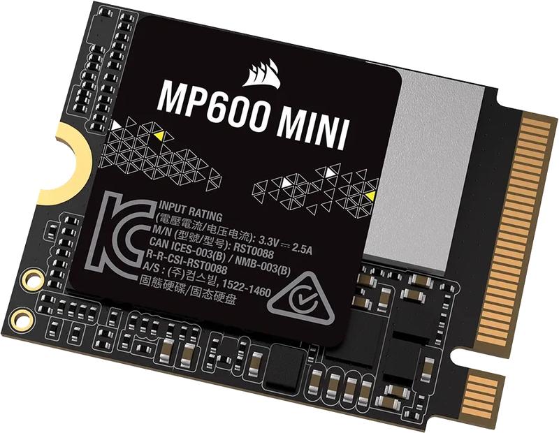 Corsair MP600 MINI 1TB M.2 NVMe PCIe Gen. 4 x4 SSD; Read Up To 4800MB/s; Write up to 4800MB/s