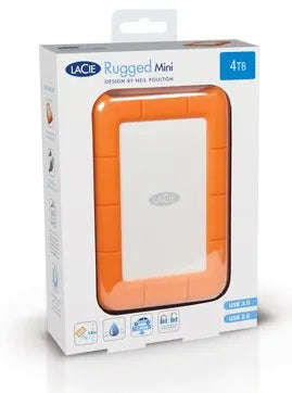 Seagate LaCie Rugged Mini; 4TB; USB 3.0; 2.5''