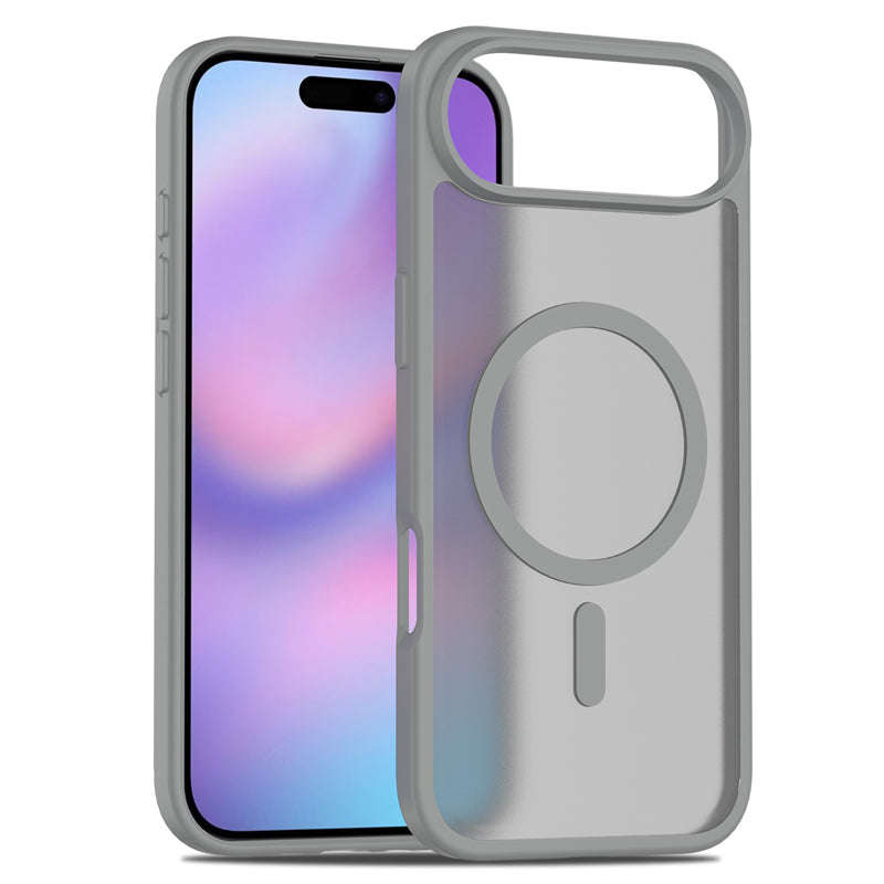 Magsafe Anti-drop Matte Translucent Case for iPhone 17 Air Gray