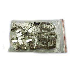 CAT5e RJ45 Connectors, Shielded, Stranded/Solid Core, 50 Pack