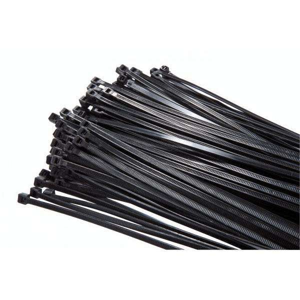 Cable Tie, Black 360X4.5mm, 100 Pack