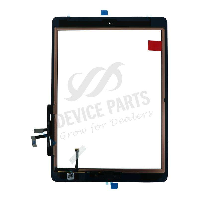 Touch Screen + Touch Screen Adhesive with Home Button Flex Cable for iPad Air Black OEM